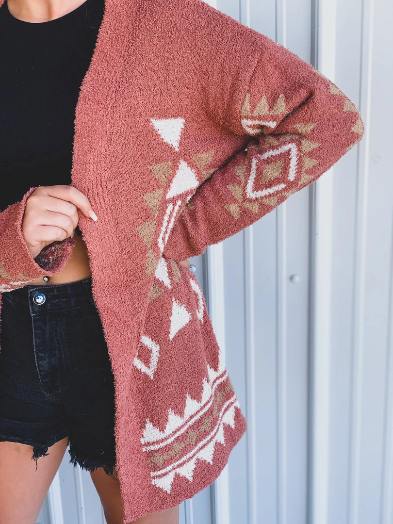 Very J Clothing The Schertz Cardigan In Rust 11 Very J Clothing The Schertz Cardigan In Rust