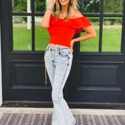 Peach Love California The Rising Star Bell Bottoms Clothing