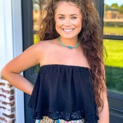 Apple Tree Apparel The Waco Topp In Black