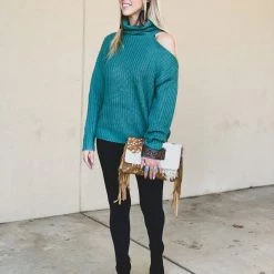 La Mel Clearance The Cameron Sweaterr In Olive