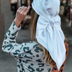 Cap Zone Special Daily Deals SCREENBUSTER Wild Rag Head Scarf In White 12 Cap Zone Special Daily Deals SCREENBUSTER Wild Rag Head Scarf In White