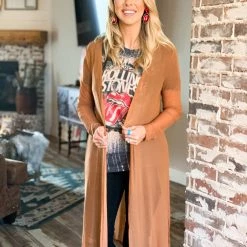 Iris Basic - O Fashion The Rocksprings Duster In Camel