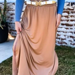 Ninexis The Fulton Skirt In Camel Clothing