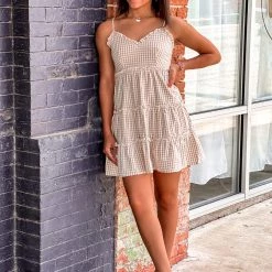 Gypsy Waltz New Wellington Dress In Khaki 22 Gypsy Waltz New Wellington Dress In Khaki