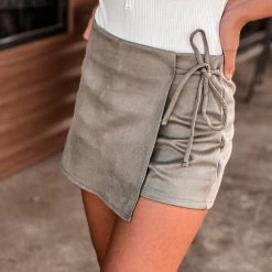 Gypsy Waltz Portland Suede Skort Clothing