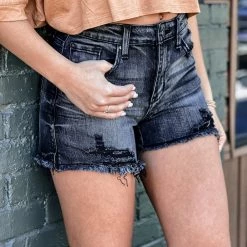 Petra153 Clothing Tyler Distressed Black Shorts 8 Petra153 Clothing Tyler Distressed Black Shorts