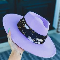 K&D Designs The Bowie Headband Hatband - Bleached Black Accessories 8 K&D Designs The Bowie Headband Hatband - Bleached Black Accessories