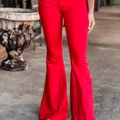 GJG New Shenandoah Bell Bottoms In Red 12 GJG New Shenandoah Bell Bottoms In Red