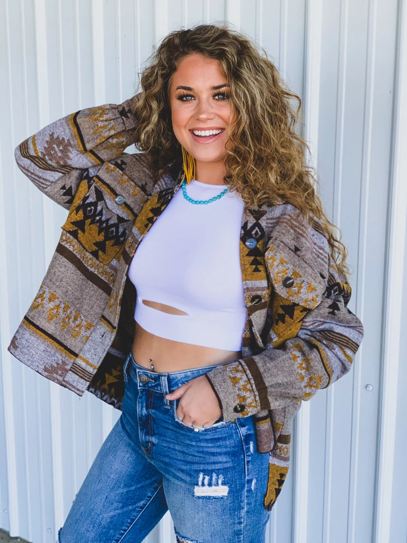 La Miel Clothing The Abilene Shacket In Mustard 12 La Miel Clothing The Abilene Shacket In Mustard