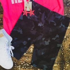 Love It The Omaha Biker Short In Grey Camo (S-3x) - FINAL SALE Clearance