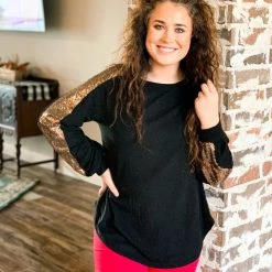 P & Rose The Josephine Topp In Black (S-3X)