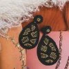 Bosuk Jewelry Temple Earring In Black