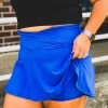 Gypsy Waltz Hallsville Athletic Skirt In Royal Blue In Curvy