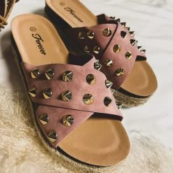 Gypsy Waltz Shoes Frisco Studded Platform Sandals