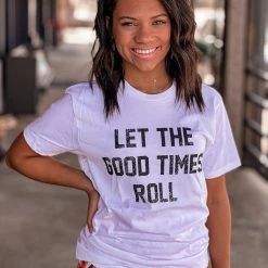 Gypsy Waltz Coolidge Tee In White Clothing